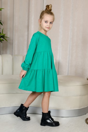 ПЛ138 Платье "Элис" (зелёный) (Фото 3)