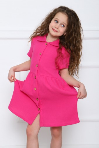 ПЛ165 Платье "Оливия" (розовый.пудровый.бежевый) (Фото 7)