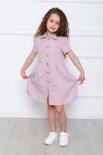 ПЛ165 Платье "Оливия" (розовый.пудровый.бежевый) (Фото 3)