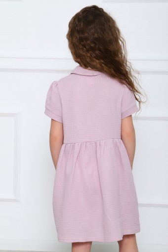 ПЛ165 Платье "Оливия" (розовый.пудровый.бежевый) (Фото 10)