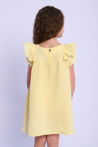 ПЛ166 Платье "Бабочка" (жёлтый.фисташковый) (Фото 11)