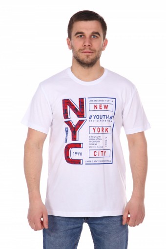 Мужская футболка "NYC" - Примадонна-Трикотаж