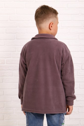 РБ004 Рубашка "Флис" 2 (серо-коричневый) (Фото 4)