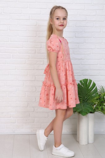 ПЛ-507 Детское платье "Белла" (персиковый) (Фото 2)